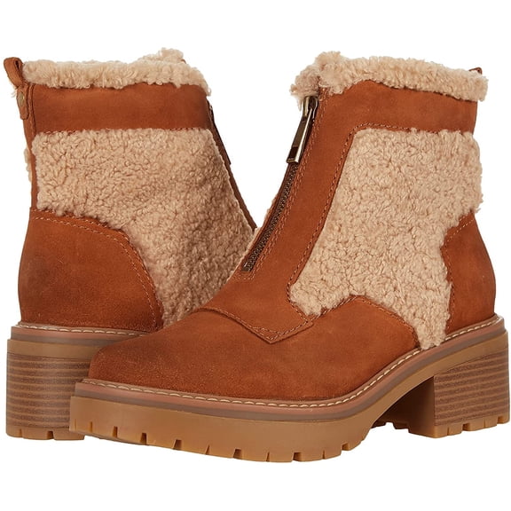 Naturalizer Womens Jett Ankle Boot 8.5 Tawny Brown