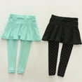 thumbnail image 2 of Baby Kids Girl Warmer Wool Polka Dot Culotte Legging Trousers Pantskirt, 2 of 2