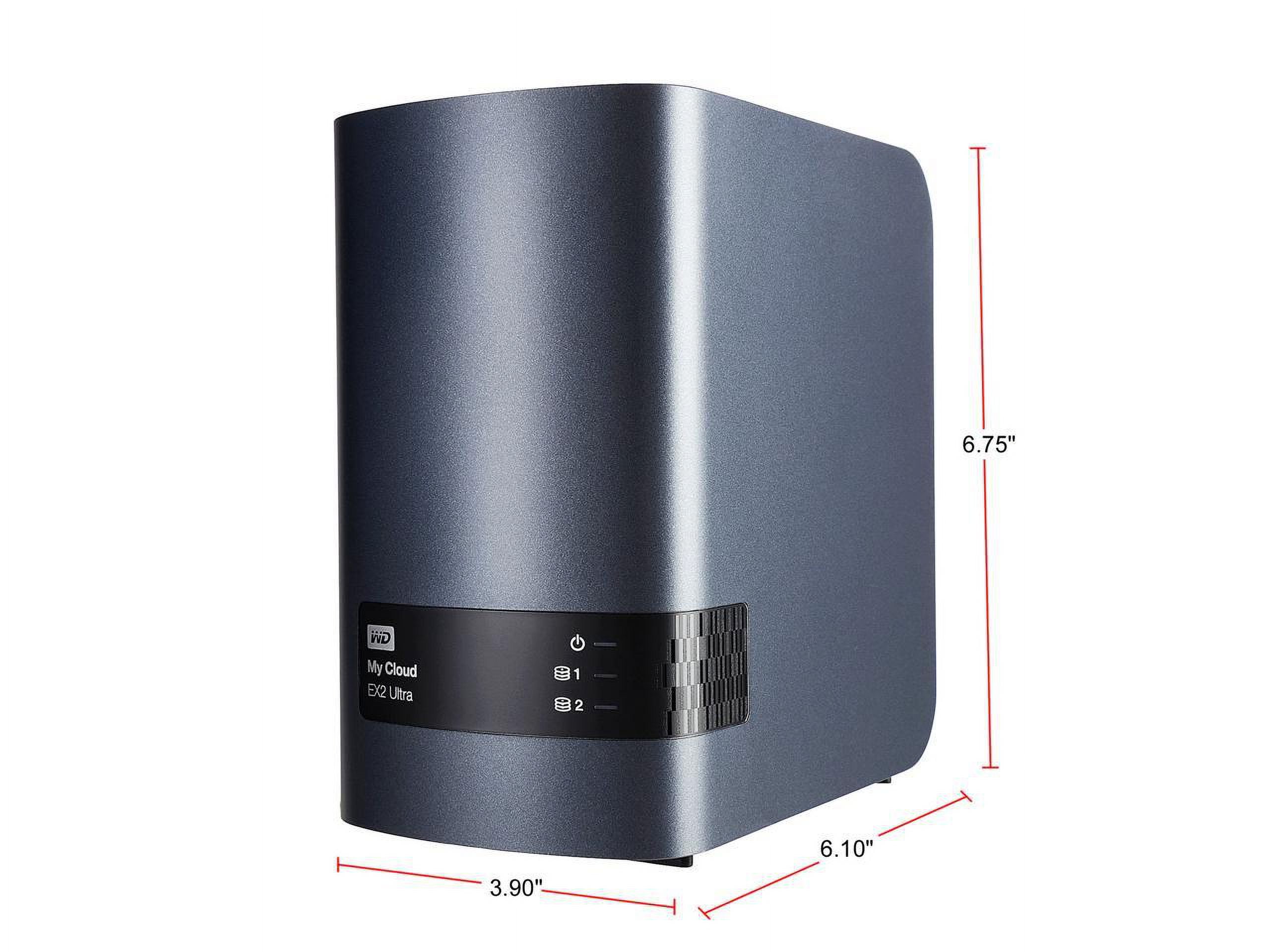外付けハードディスク・ドライブ WD My Cloud EX2 8TB WD 8TB NAS Hard Drive, My Cloud Expert Series EX2 Ultra, 2-Bay