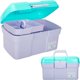 thumbnail image 1 of Caja De Almacenamiento Multiusos Con Bandeja Extraíble - Estuche Organizador De Arte Y Manualidades, 1 of 5