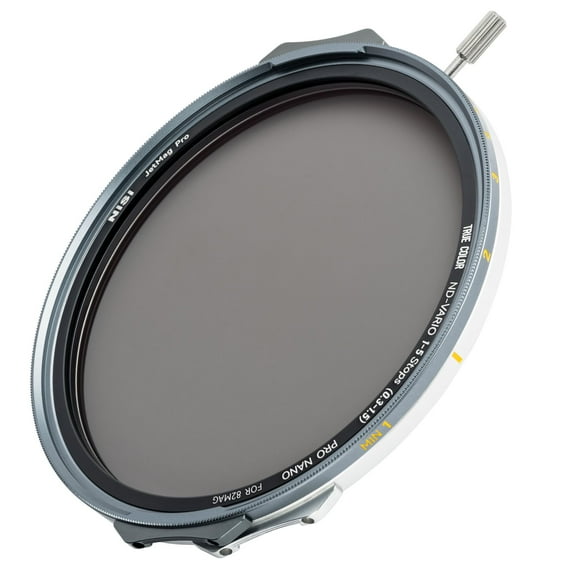 Filtro ND variable NiSi JetMag Pro 1-5 Stops True Color 82 mm