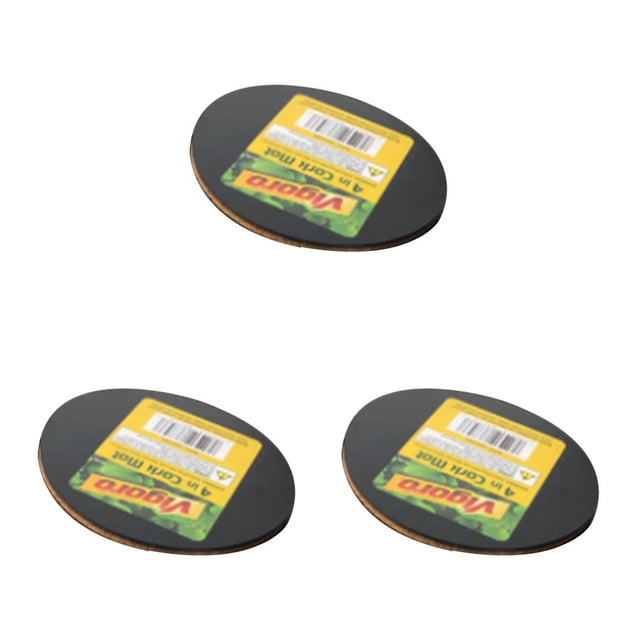 Injueey Tapetes para plantas Ligero Anti-escaldado Superficie lisa Mano de obra fina Círculos de corcho novedosos de moda de alto rango 4 Type1 NO1
