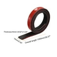 thumbnail image 2 of Neoprene Sheets Rolls, Adhesive Back Solid Rubber Strips 6mm(T)x10mm(W)x1000mm(L), DIY Rubber Gasket, Sealing Padding, 2 of 7