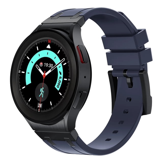 Correa de Silicona Líquida para Galaxy Watch 7/6/5/4 Fe, Unisex, Deportiva, Resistente al Agua