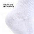 thumbnail image 2 of TELOLY 2Pairs No Show Socks Men,Size 35-38 Athletic Socks,Mesh Boat Socks Mens No Show Socks,Combination2, 2 of 6