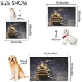 thumbnail image 3 of Caribbean Ship Artwork Warm Print Pet Blanket Bed Cover For Dogs Blankets, 3 of 7