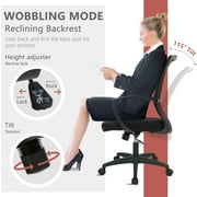 PayLessHere Black Ergonomic Gaming Chair - Adjustable Mesh w/Lumbar Support