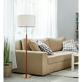 thumbnail image 7 of Simplee Adesso Wood and Brass 58"H Walnut Finish Floor Lamp with Pull Chain, Transitional, Adult Use, 7 of 7