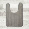 UShaped Contour Memory Foam Toilet Mat Velvet Washroom Rug 20“x24