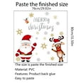 thumbnail image 7 of GiLiling Christmas Decorations Wall Stickers Removable Wall Art Decals Party Supplies Home Window Home Interior Wall Stickers for Art Wall Decor Christma Decoration, 7 of 7