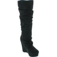 thumbnail image 7 of Spirit Moda Emma-1 Women's Slouchy Platform Wedge Heel Knee High Boots, 7 of 7