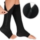 thumbnail image 2 of Calcetines deportivos 1 par de calcetines con cremallera, pierna, pantorrilla, mangas, sin dedos para correr, senderismo, escalada, conducción, vuelo de pie, hinchazón, alivio del dolor Irfora Calcetines deportivos, 2 of 7