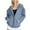 Light Blue, variant on zbxnLI Women's Full Zip Hoodies Athletic Sweatshirts Hooded Long Sleeve Running Workout Jackets with Pockets
