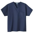 thumbnail image 1 of Fundamentals Unisex Short Sleeve V-Neck Scrub Top - 14000, 1 of 1