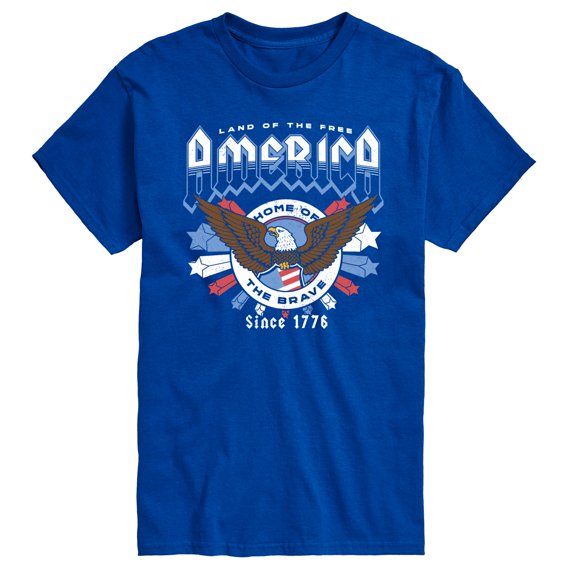 Instant Message - America Rock Tee Short Sleeve Graphic T-Shirt