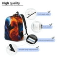 thumbnail image 4 of Yiaed Red And Blue Abstract Print Backpack, Premium Laptop Backpack, Travel Backpack for Women, Lightweight Backpacks, Comfortable Back Pack-Medium, 4 of 7