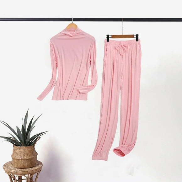 siminseming Christmas Women Pajama Sets Round Neck Cotton Long Set Women's Thermal Underwear Thin Cotton Sweater Line Clothing Autumn And Winter Clothing Shoes & Accessories