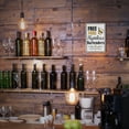 thumbnail image 7 of Topless Bartenders Funny Bar Sign Free Beer Metal Man Cave, Dorm Room Wall Decor, 7 of 7
