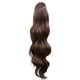 thumbnail image 2 of Extensión de cola de caballo de 24 pulgadas con garra, cola larga, rizada y ondulada, extensión de cabello con clip suave natural, postizo sintético para mujeres, las bandas, 2 of 2