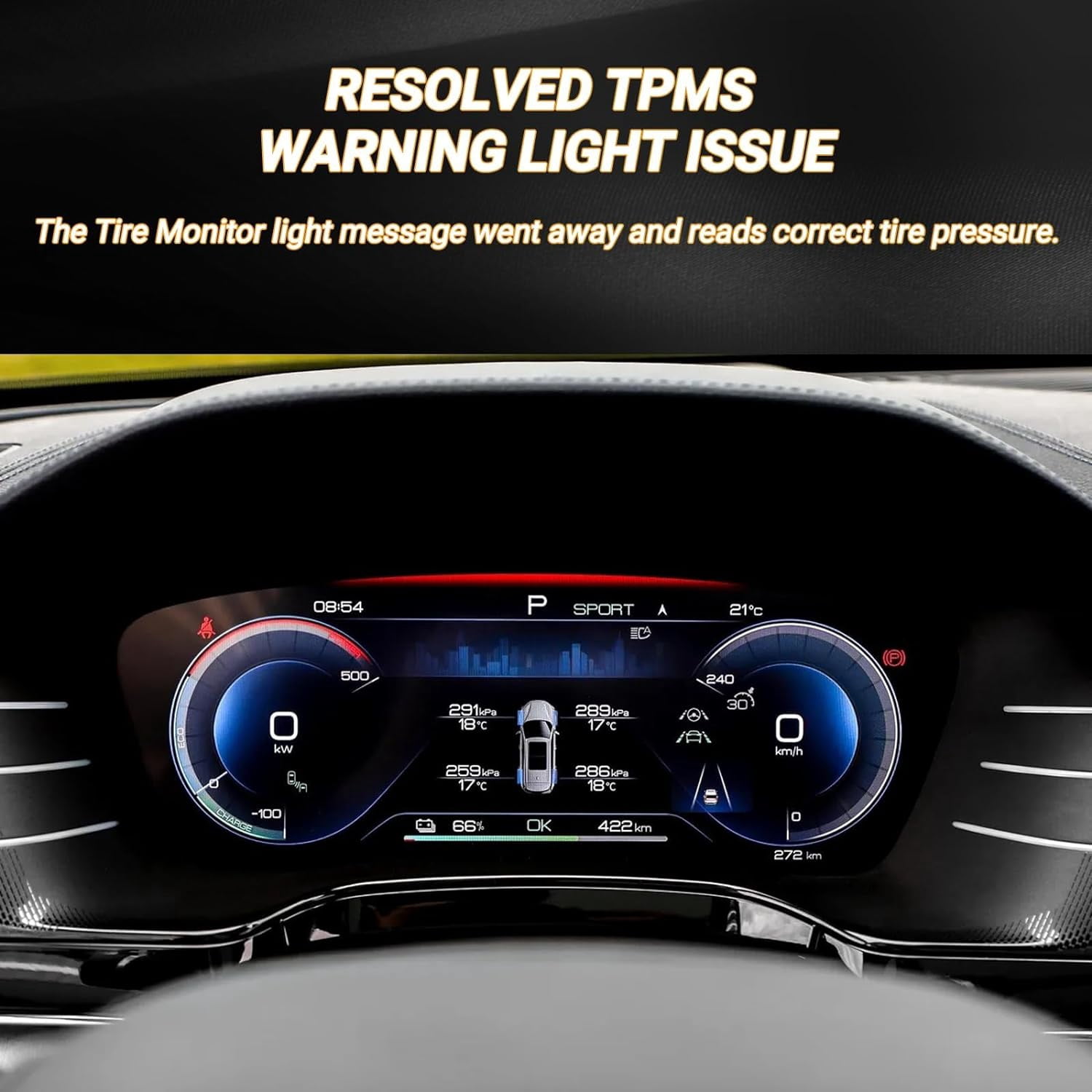 TPMS Sensor GM, 4pcs 315Mhz Tire Pressure Monitoring Sensor Replacement for Chevy Silverado GMC Buick Cadillac Hummer Pontiac SAAB Saturn - Replaces# 13598771 13598772 13586335 13581558