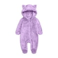 thumbnail image 3 of Zwiiyzr Family Christmas Pajamas Matching Sets Onesie Trendy Plush Long-Sleeved Romper Jammies Sleepwear Family Wear Kids Dark Blue, 3 of 4