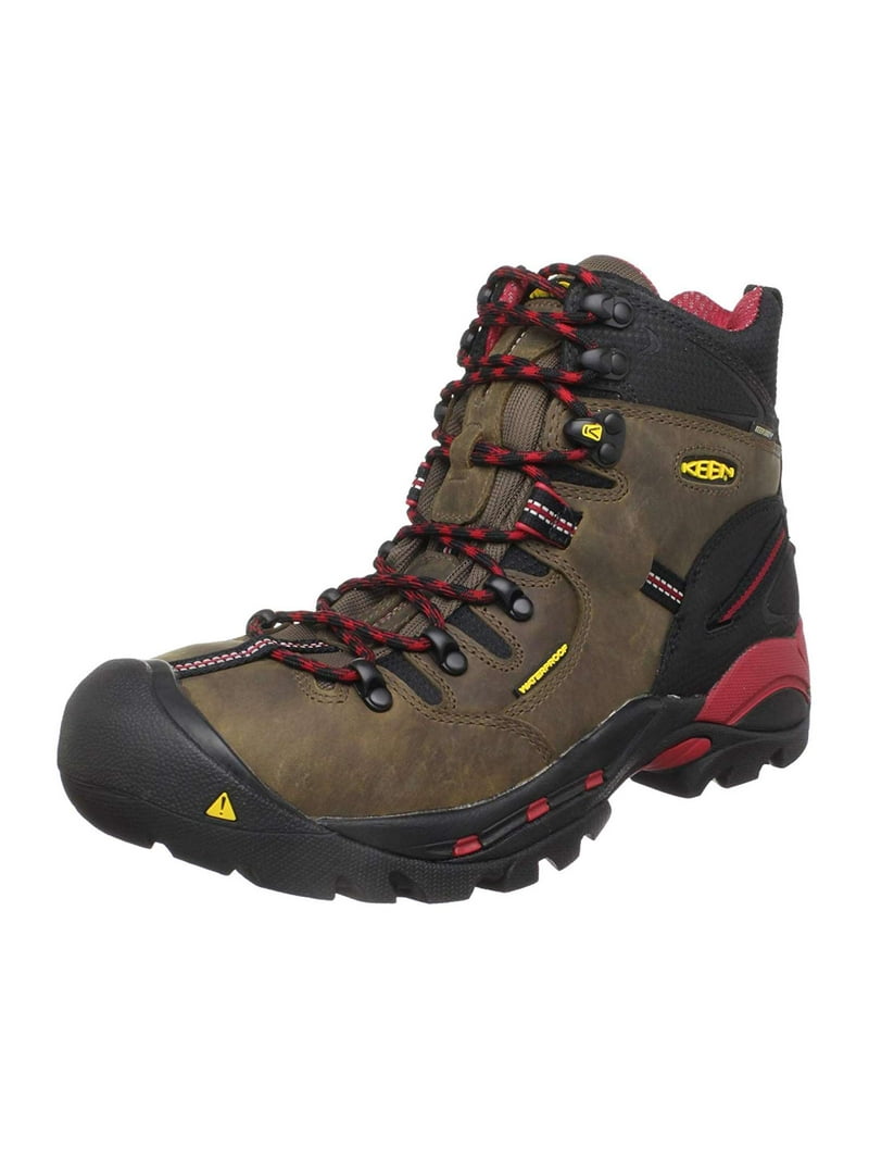 KEEN Utility Waterproof Steel Toe Work Boots, Brown, Lace-Up  display picture 1