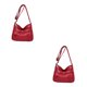 thumbnail image 4 of Jumpingount Ladies Cross Body Bag Soft PU Shoulder with Strap Long Handbag Leather Rojo 2Conjunto, 4 of 6