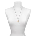 thumbnail image 3 of Delight Jewelry 3-D Enamel Orange Slice Silvertone Forever Bar Charm Necklace, 23", 3 of 4