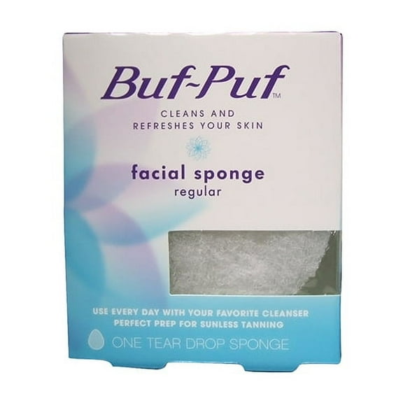 Buf-Puf Facial Sponge, Regular (3 Pack) (Bundle)