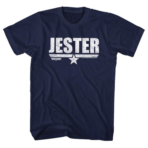 Top Gun Jester Navy Adult T-Shirt 5Xl