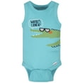 Gerber Baby Boys Tank Onesies Bodysuits, 4Pack
