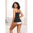 thumbnail image 6 of ANLIQI Womens Bamboo Rayon Tank Tops Summer Adjustable Spaghetti Strap Camisoles Basic Undershirts Soft Layering Tops(3B, S), 6 of 8