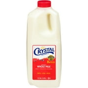 Crystal Creamery Vitamin D Whole Milk Half Gallon Plastic Jug
