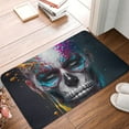 thumbnail image 4 of Goofa 16"x24" Inches Modern Abstract Colorful Skull Doormats for Outdoor Entrance - Non-Slip Welcome Mat, Heavy Duty Door Mats Outdoor, Spring Doormat, 4 of 9