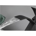 thumbnail image 4 of JERFIT Single Handle Waterfall Bathroom Sink Faucet, Matte Black Modern Vanity Faucet for Single Hole Vessel Sink, 4 of 7