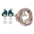 thumbnail image 1 of KZ EDX PRO HiFi Earphones, Lossless Stereo Sound, Wired, for Stage, Travel, Performance, Standard, Transparent, Cyan, 1 of 4