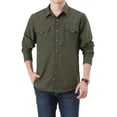 thumbnail image 1 of Camisas Hombre De Manga Larga Impermeable De Pesca Playera, 1 of 7