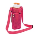 thumbnail image 1 of Bolsa Portavasos Correr Bolsa portavasos portátil Bolsa de red de malla para botella de agua para correr (rosa roja) Likrtyny Para Estrenar, 1 of 3
