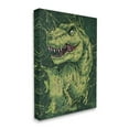 thumbnail image 4 of Stupell Industries Green Abstract T-Rex Animals & Insects Painting Gallery Wrapped Canvas Art Print Wall Art, 24 x 30, 4 of 8