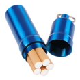 thumbnail image 3 of Llavero Caja de cigarrillos sellada de acero inoxidable para 5 cigarrillos con caja de llavero (azul), 3 of 7