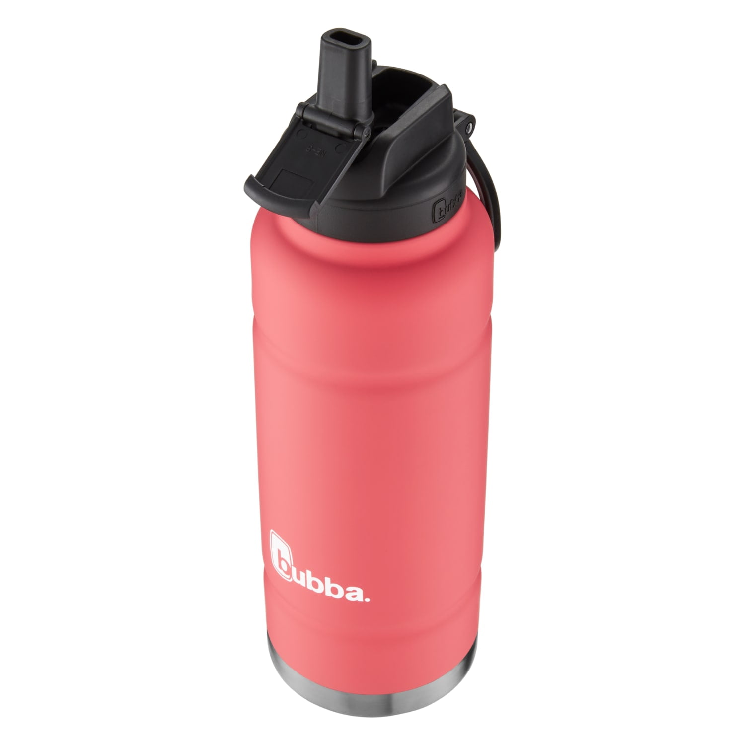 bubba Stainless Steel Trailblazer Water Bottle with Straw, Rubberized Electric Berry, 40oz.