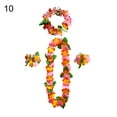 thumbnail image 2 of Dream Lifestyle 4/16 PCS Hawaiian Leis Set, Colorful Hula Dance Garland, Artificial Flowers Lei, Headband and Wristband, for Hula Dance Luau Party, Favors Celebrations Decor, 2 of 8