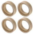 thumbnail image 1 of Unique Bargains 4 Pcs Universal 1 Inch Speaker Subwoofer Mounting Spacer Rings Solid Wood Beige, 1 of 6