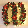 thumbnail image 1 of Lefu 2.7M Wedding Decorated Light up Wreath Garland Xmas Decor Fireplace Tree DIY, 1 of 6