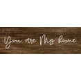thumbnail image 2 of Jaxn Blvd. 18x9 White Modern Wood Framed Museum Art Print Titled - You Are My Home, 2 of 4