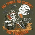 thumbnail image 3 of CafePress - No Shoes No Clothes No Problem Men's Value T Shirt - Men's Classic Graphic Cotton T-Shirt, 3 of 4