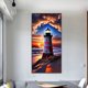 thumbnail image 2 of (LP496) Resina Con Paisaje Faro Costero Diamante 40*80CM, 2 of 9