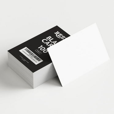 Reskid 100 Pack of 5x7 Thick Heavyweight Index Cards on 110lb Card Stock - Perfect for Note-Taking, Studying, and Organization - Ideal for Classrooms, Office, and Home Use (5x7)