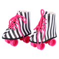 thumbnail image 1 of Accesorios de juguete de moda, zapatos de patín para muñecas de 18 pulgadas (rayas blancas y negras), 1 of 5
