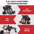 thumbnail image 3 of HeavyDuty Leg Extension CurlMachine,Leg Extension Machine with 24-Position Adjustable for Lower Body Workout,580lbs Capacity,Home Gym Weight Machine, 3 of 6